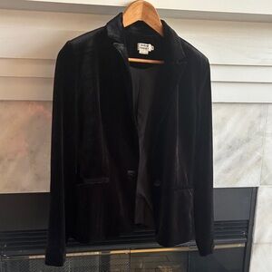 Black Velvet Blazer
